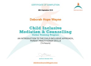 Child Inclusive Mediation & Counselling